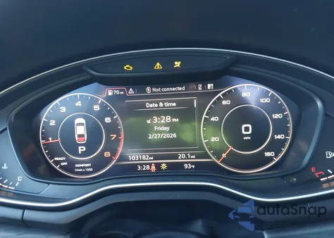 2018 Audi A5 2.0T Premium z USA, uszkodzony, nr VIN WAUENCF59JA061870